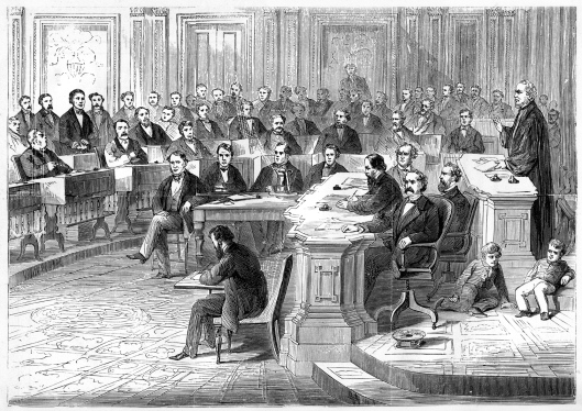 The impeachment of Andrew Johnson, 5 March 1868, (1872).